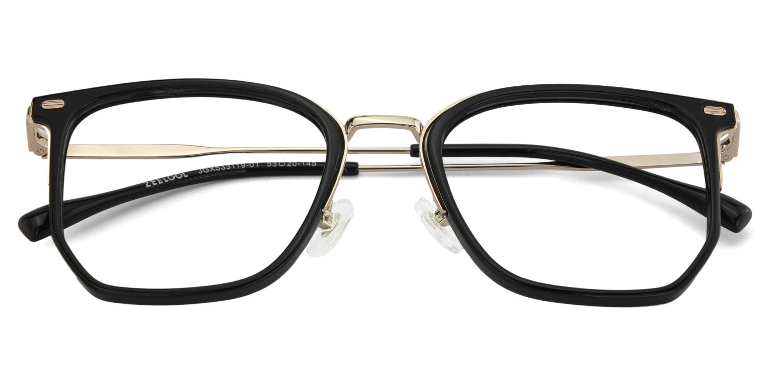 Roque Geometric Black Glasses1