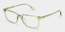 Cyrus Rectangle Green Glasses3