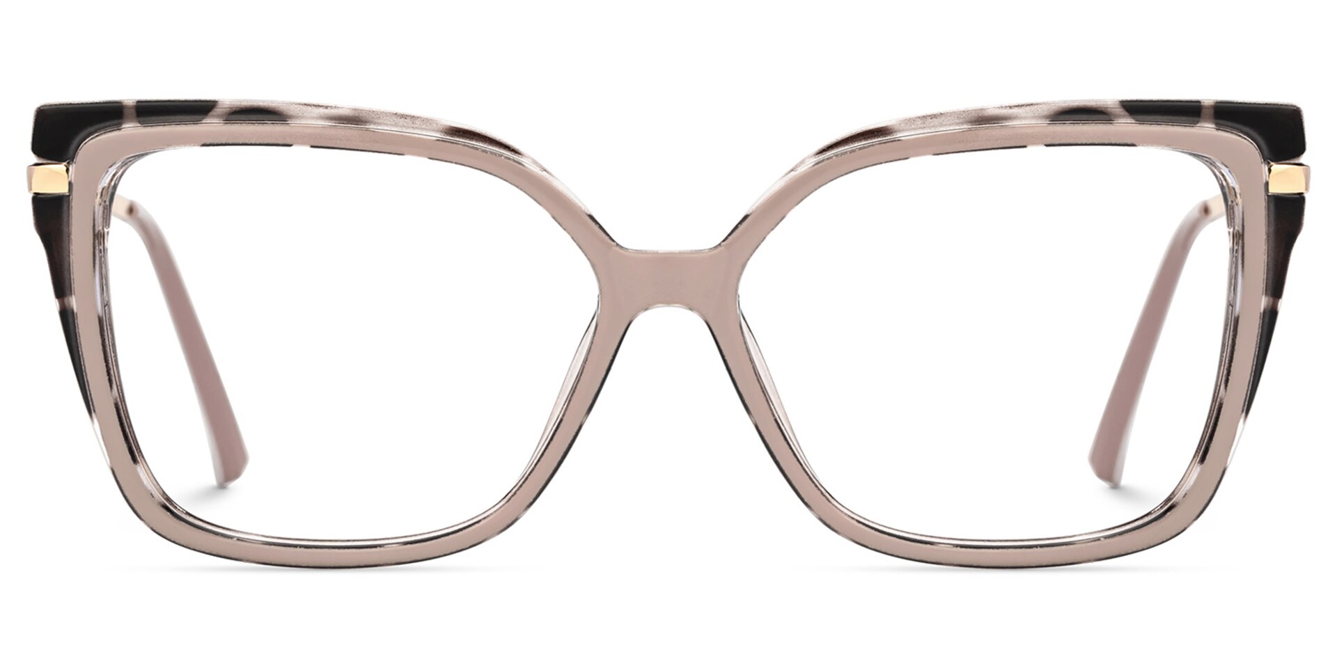 Chrisett Two-Tone Square Designer Eyeglasses0