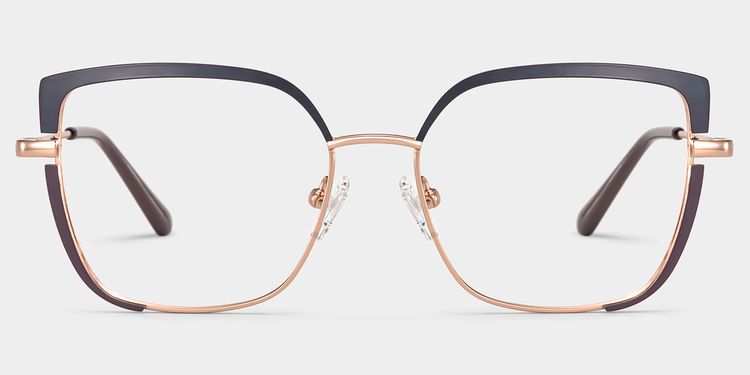 Grasso Square Two-Tone Glasses