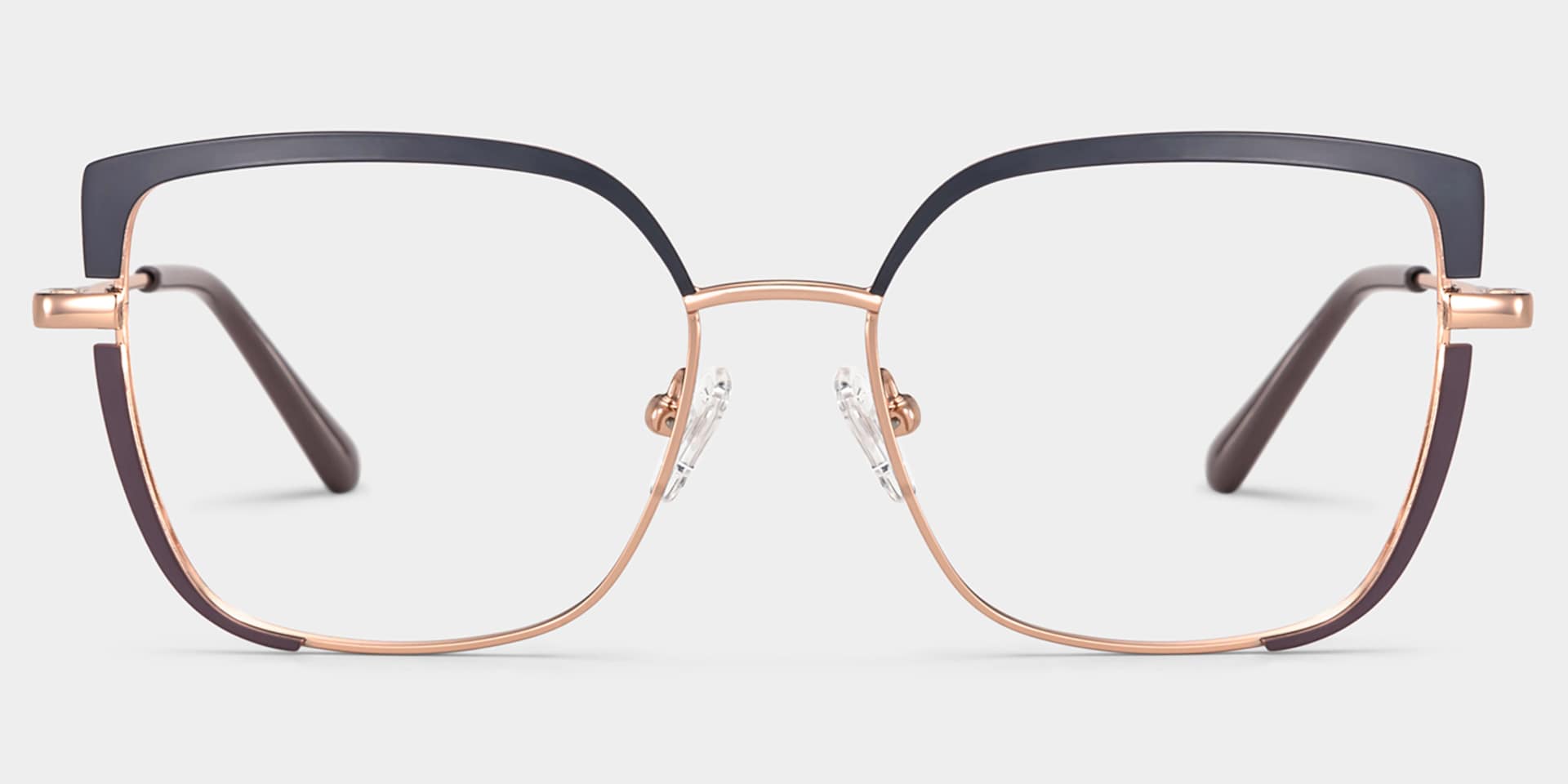 Grasso Square Two-Tone Eyeglasses & Metal Frames0