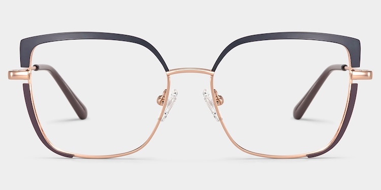 Grasso Square Two-Tone Glasses