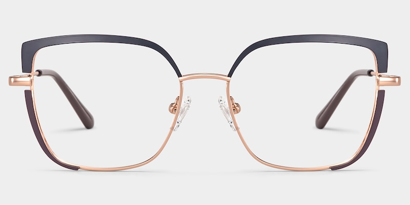Grasso Square Two-Tone Glasses