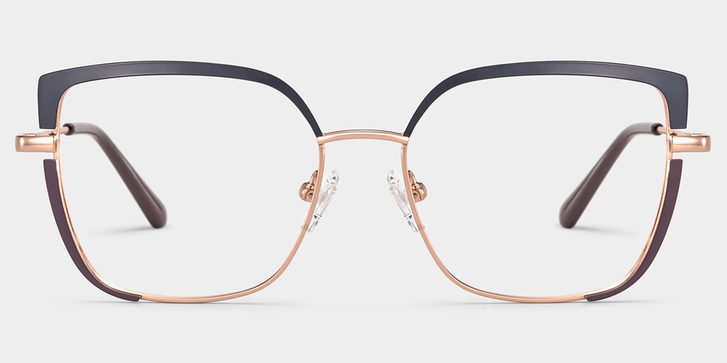 Grasso Square Two-Tone Glasses