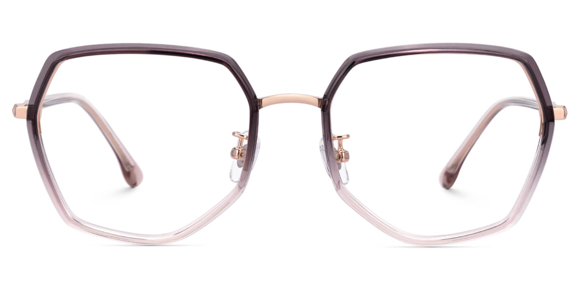 Kendra Geometric Acetate Full Frame Eyeglasses | Zeelool0