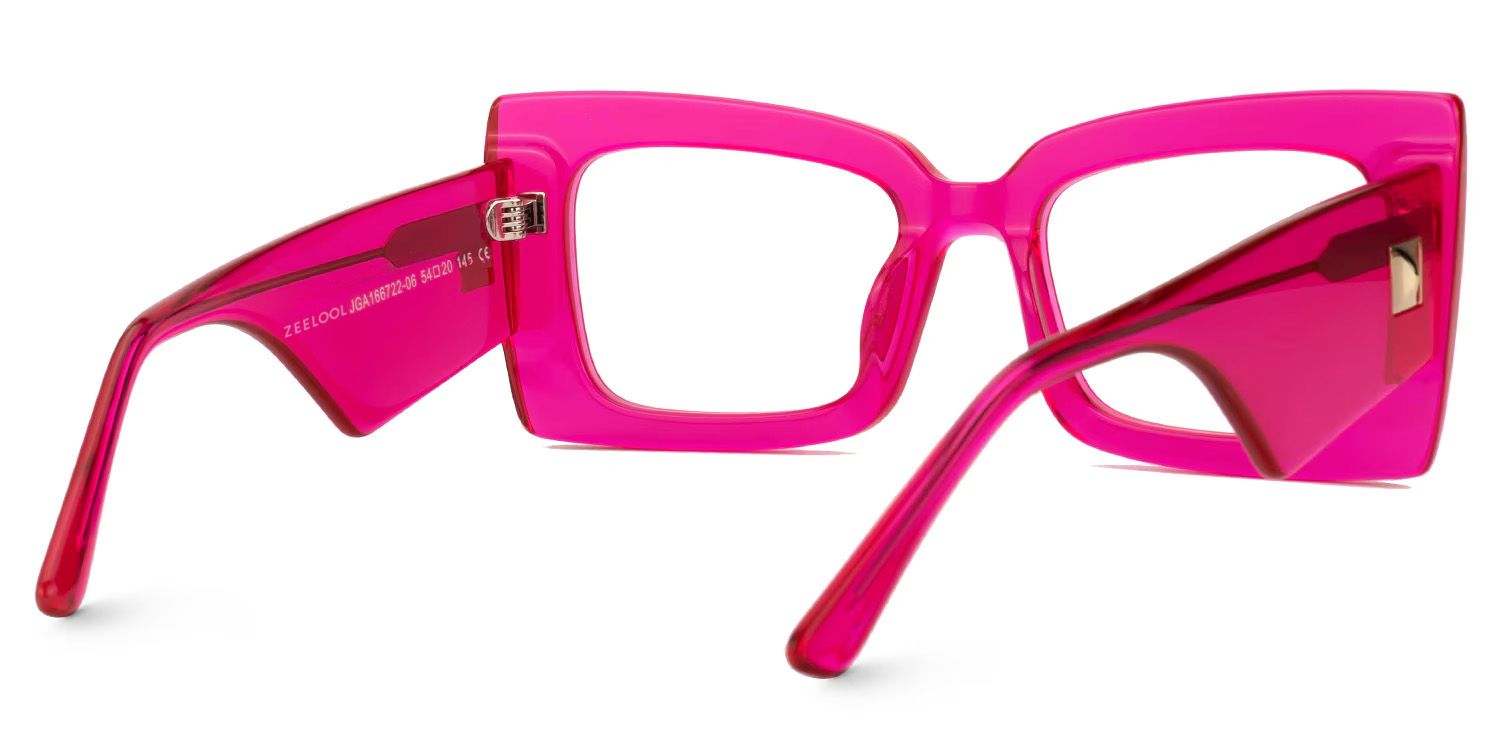 Mitia Neon Pink Eyeglasses and Designer Gasses Frames3