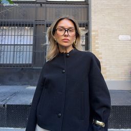 Athena Aviator Black Glasses12