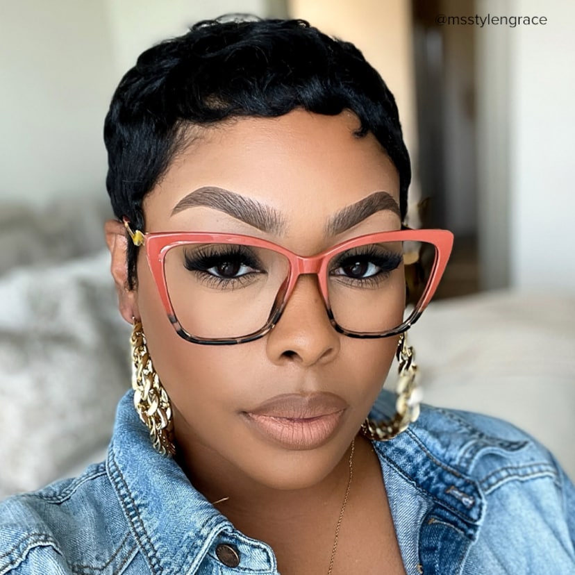 Awilda Cateye Red Glasses