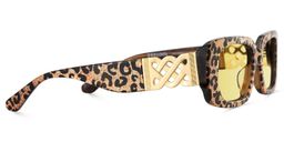 Jonas Rectangle Leopard Sunglasses3