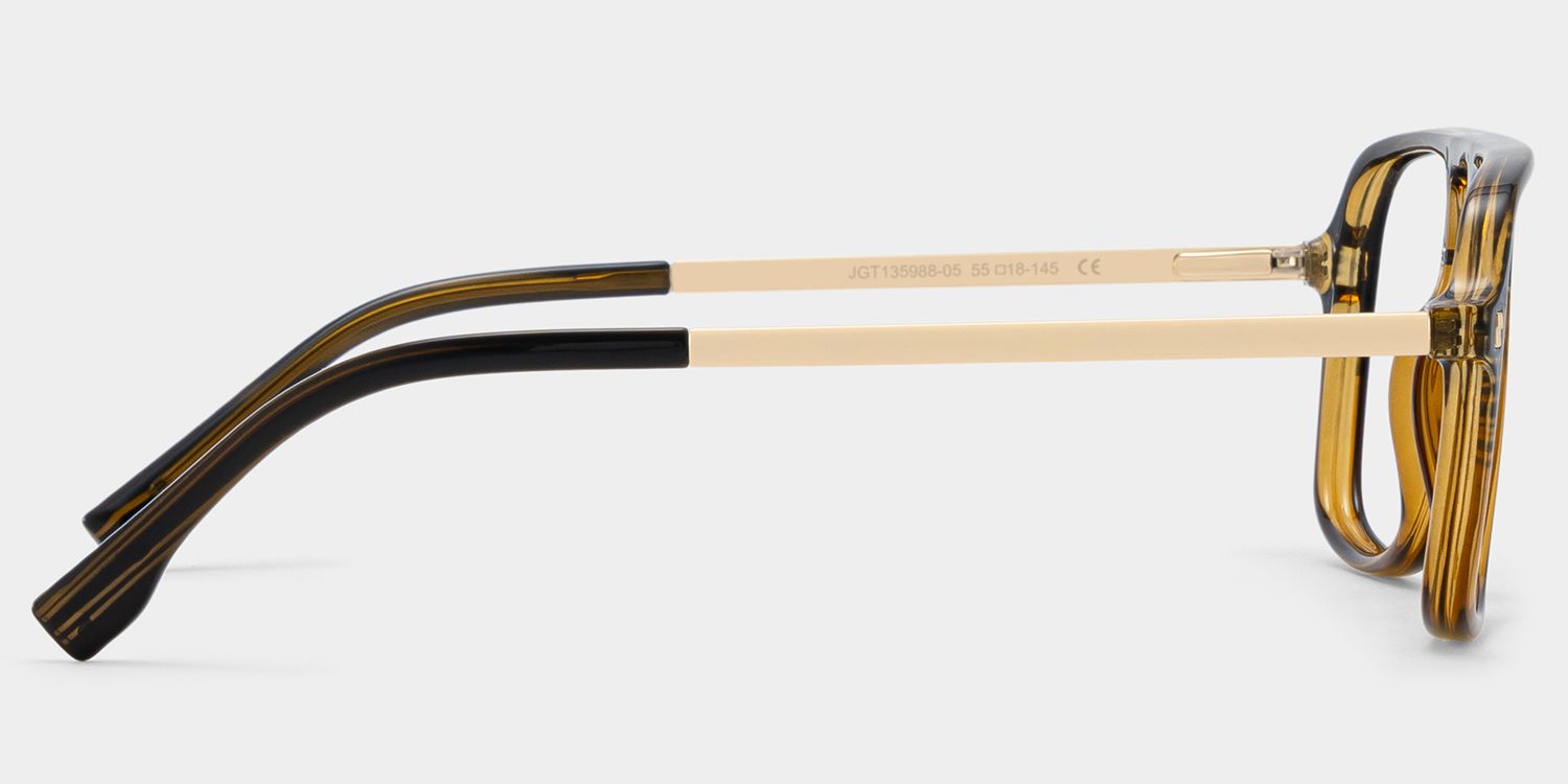 Kilworth Aviator Brown TR90 Frame Glasses | ZEELOOL
