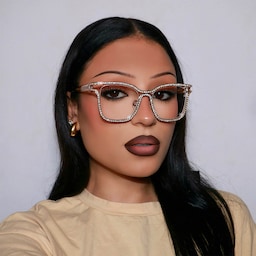 Shine Square Gold Glasses6