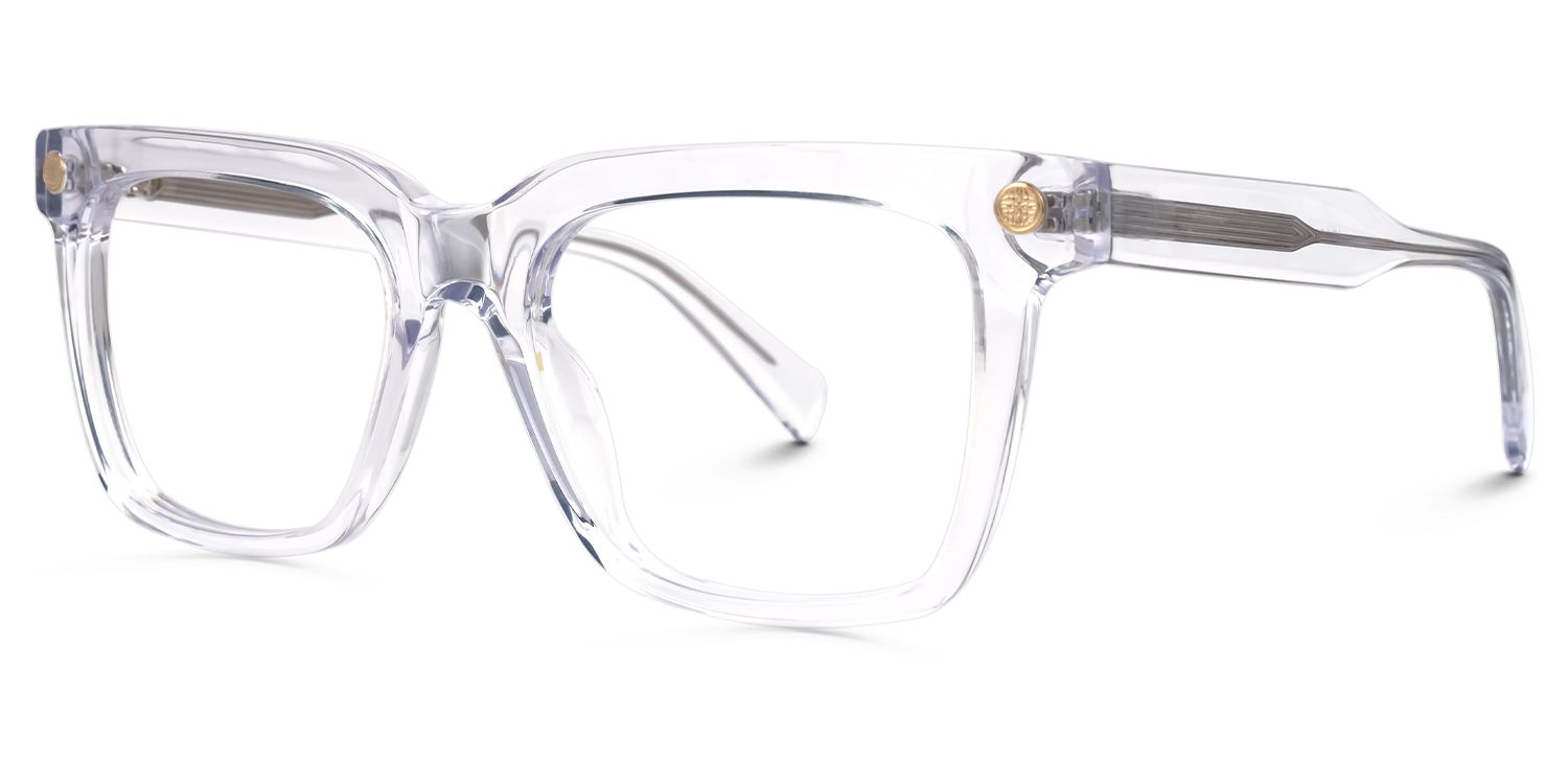 Rectangle Tiarra Clear Glasses deals -Zeelool Glasses1