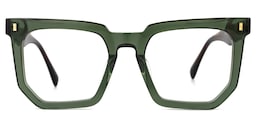 Destiny Square Green Glasses0
