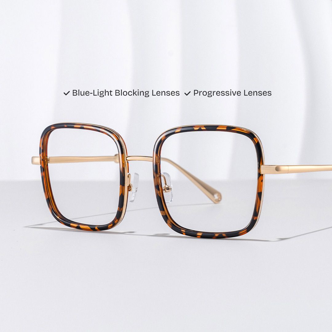 Ozzy Square Clear Glasses | Zeelool Glasses0