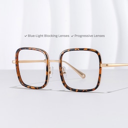Ozzy Square Tortoise Glasses0