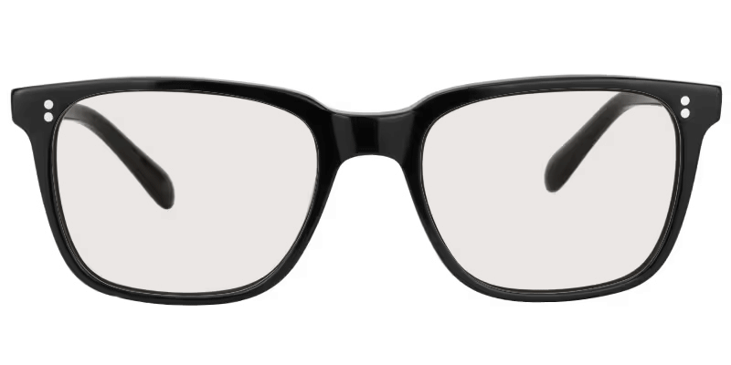 Lamont Rectangle Black Eyeglasses and Glasses Frames1