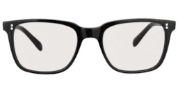 Lamont Rectangle Black Glasses0