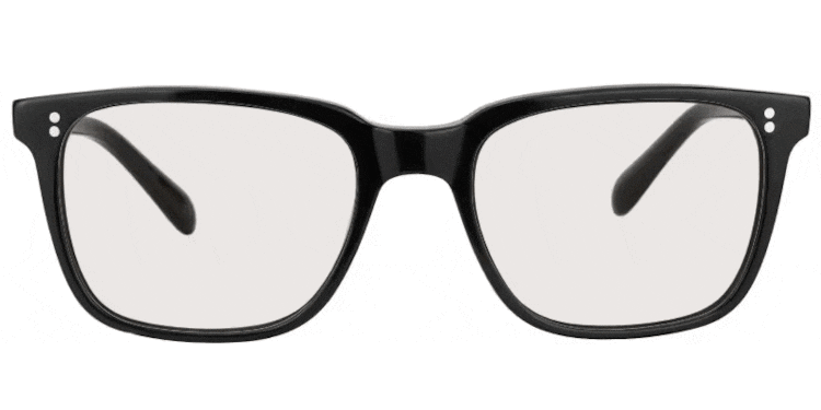 Lamont Rectangle Black Glasses