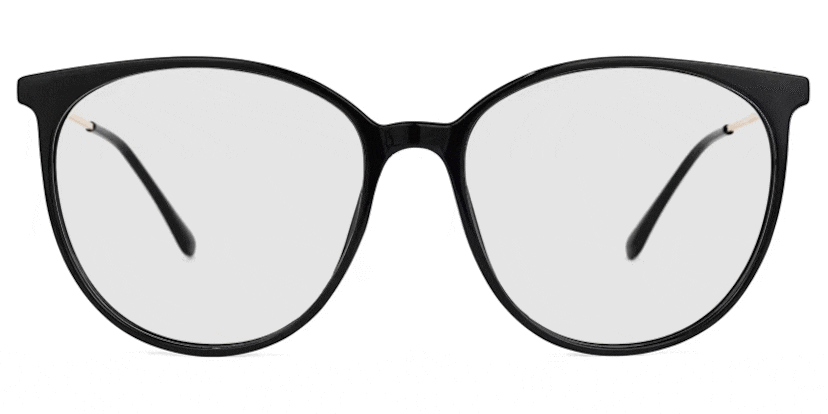 Chanty Round Black Glasses