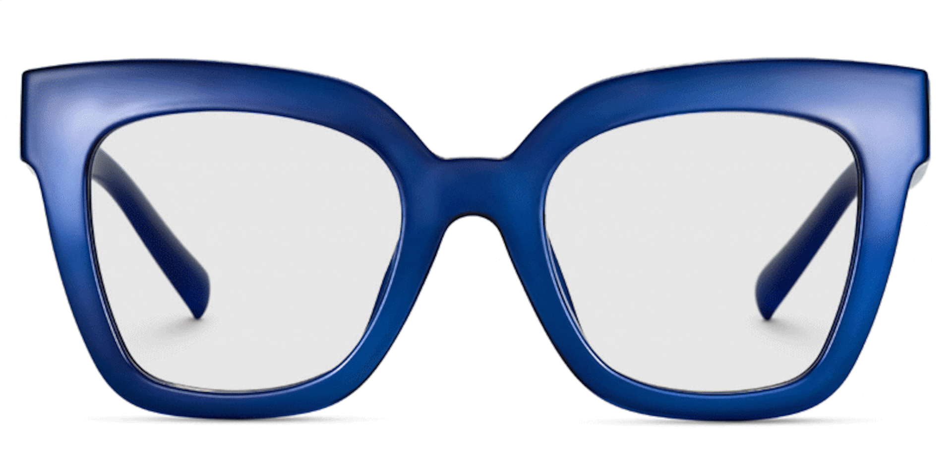 Malcolm Large Square Nerdy Glasses with Blue Color1
