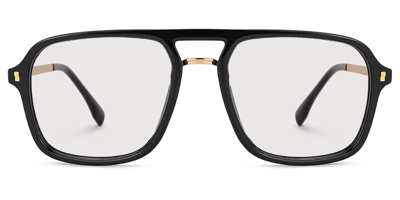 Kilworth Aviator Black Glasses
