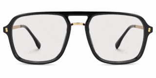 Kilworth Aviator Black Glasses0