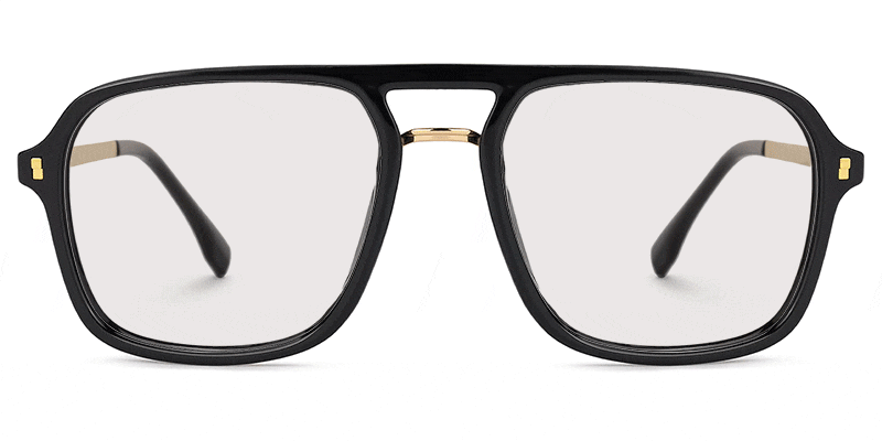 Kilworth Aviator Black Glasses