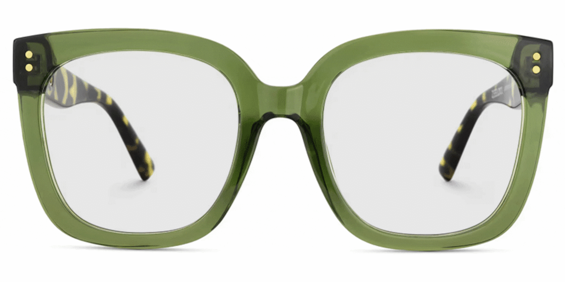 Women's Green Glasses With Square Shape1
