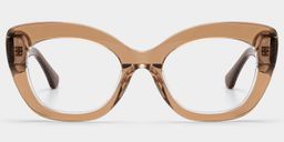 Mireille Butterfly Brown Glasses1