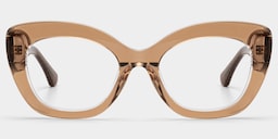 Mireille Butterfly Brown Glasses2