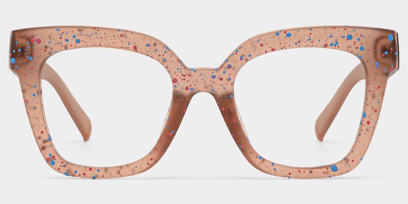 Malcolm Square Matte Brown Glasses