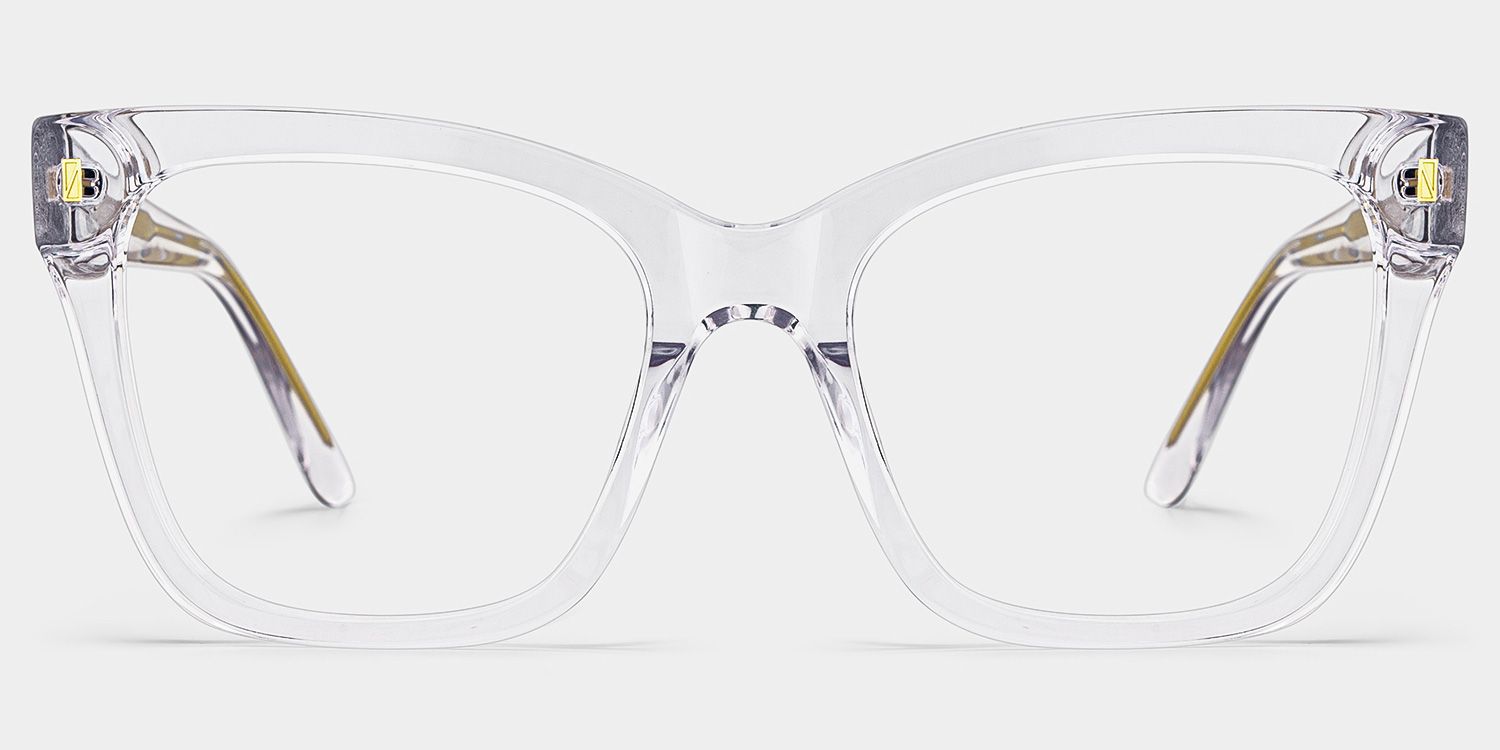 Square Clear Eyeglasses Rory Acetate Frame Glasses1