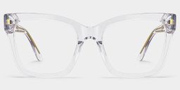 Rory Square Clear Glasses1