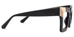 Suenila Square Black Glasses2