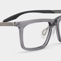 Ease Rectangle Gray Glasses4