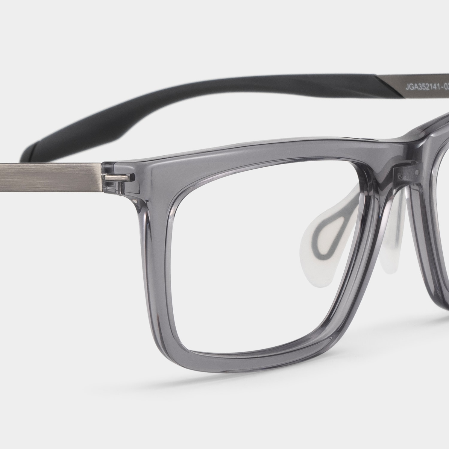 Ease Rectangle Gray Glasses7