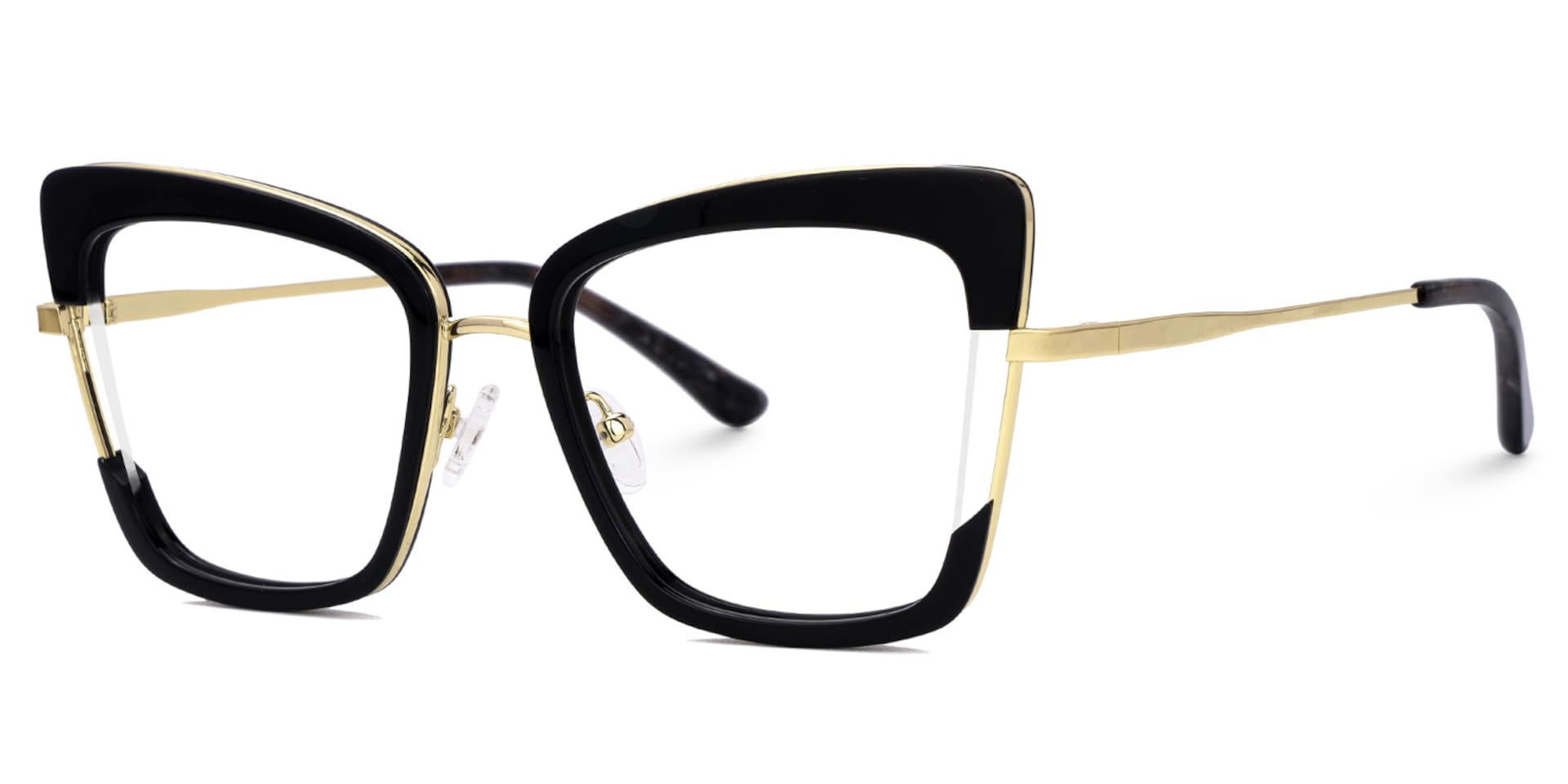 Jeanie Black Eyeglasses with Butterfly Design1