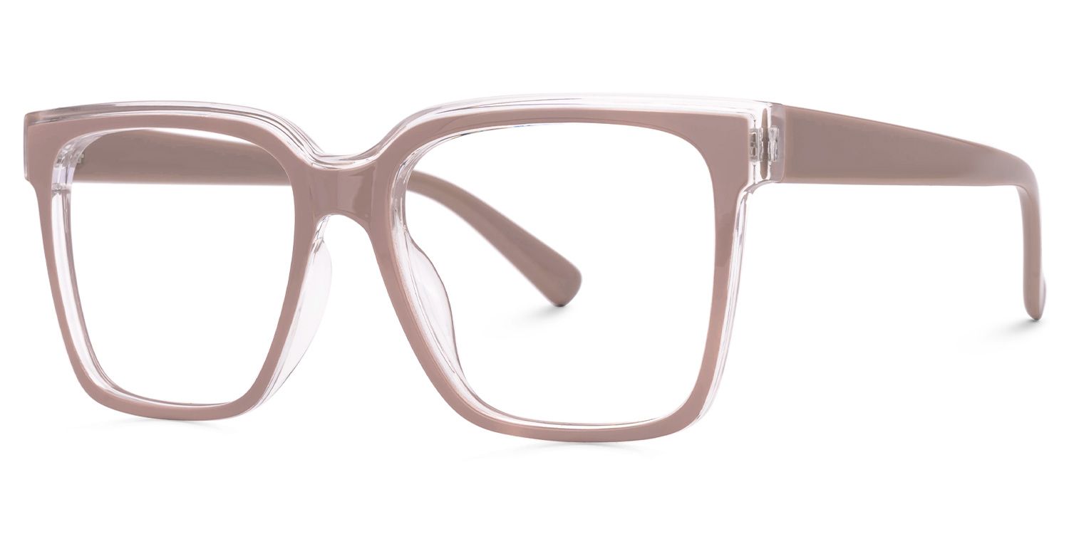 Square Renea Pink Glasses deals -Zeelool Glasses1