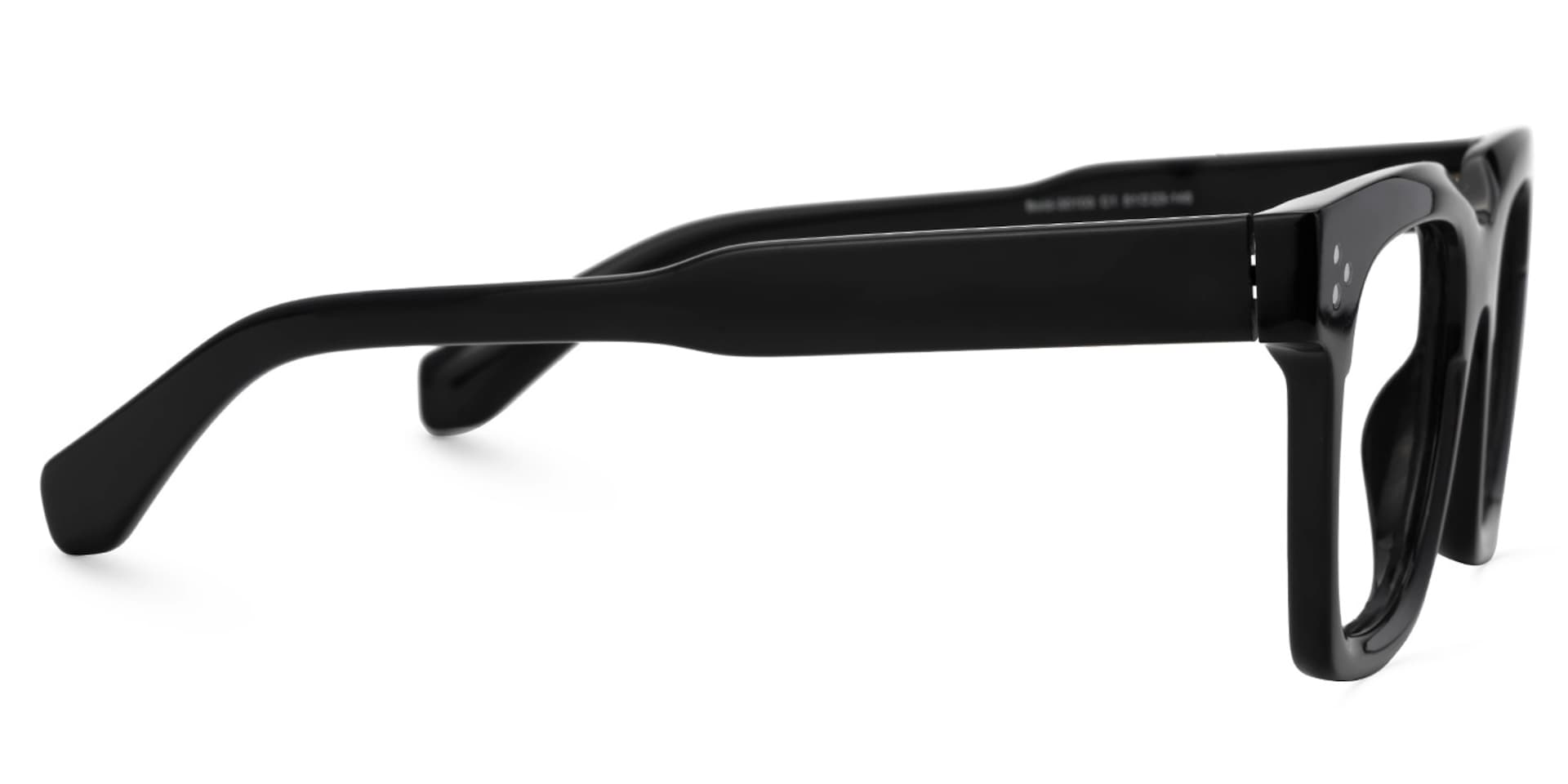 Diagne Square Black Full Frame Glasses | Zeelool2