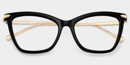 Hilary Butterfly Black Glasses2