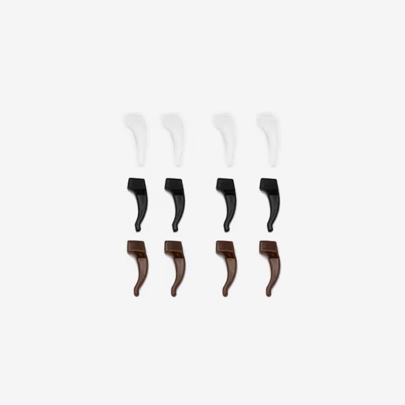 Non-Slip Ear Grip Accessories For Glasses in Black-White Color4