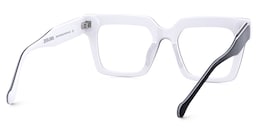 Gilberto Square Black Glasses3
