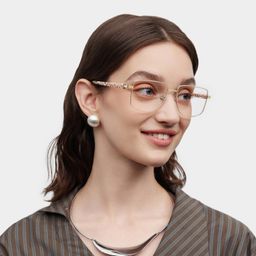 Felicity Geometric Gold Pattern Glasses1