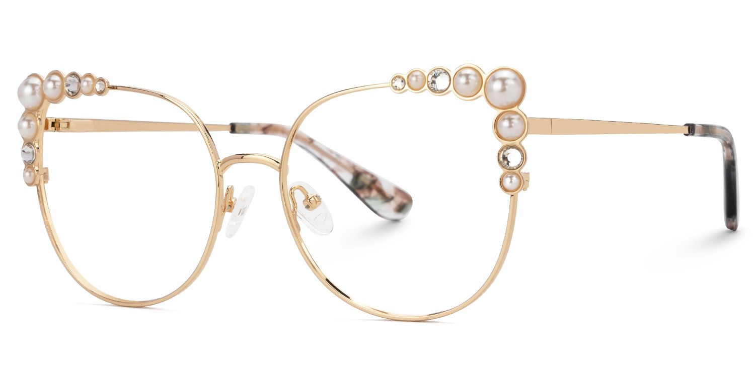 Designer Wallice Glasses in Metal Full-Frame1