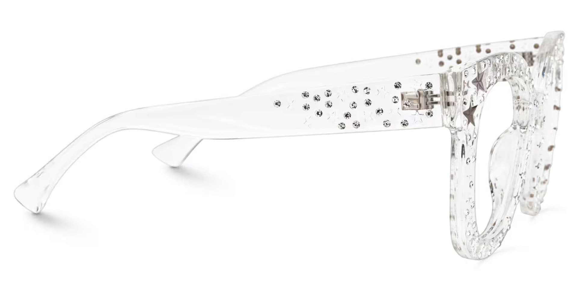 Kahle Cateye Crystal Eyeglasses and Clear Frames2