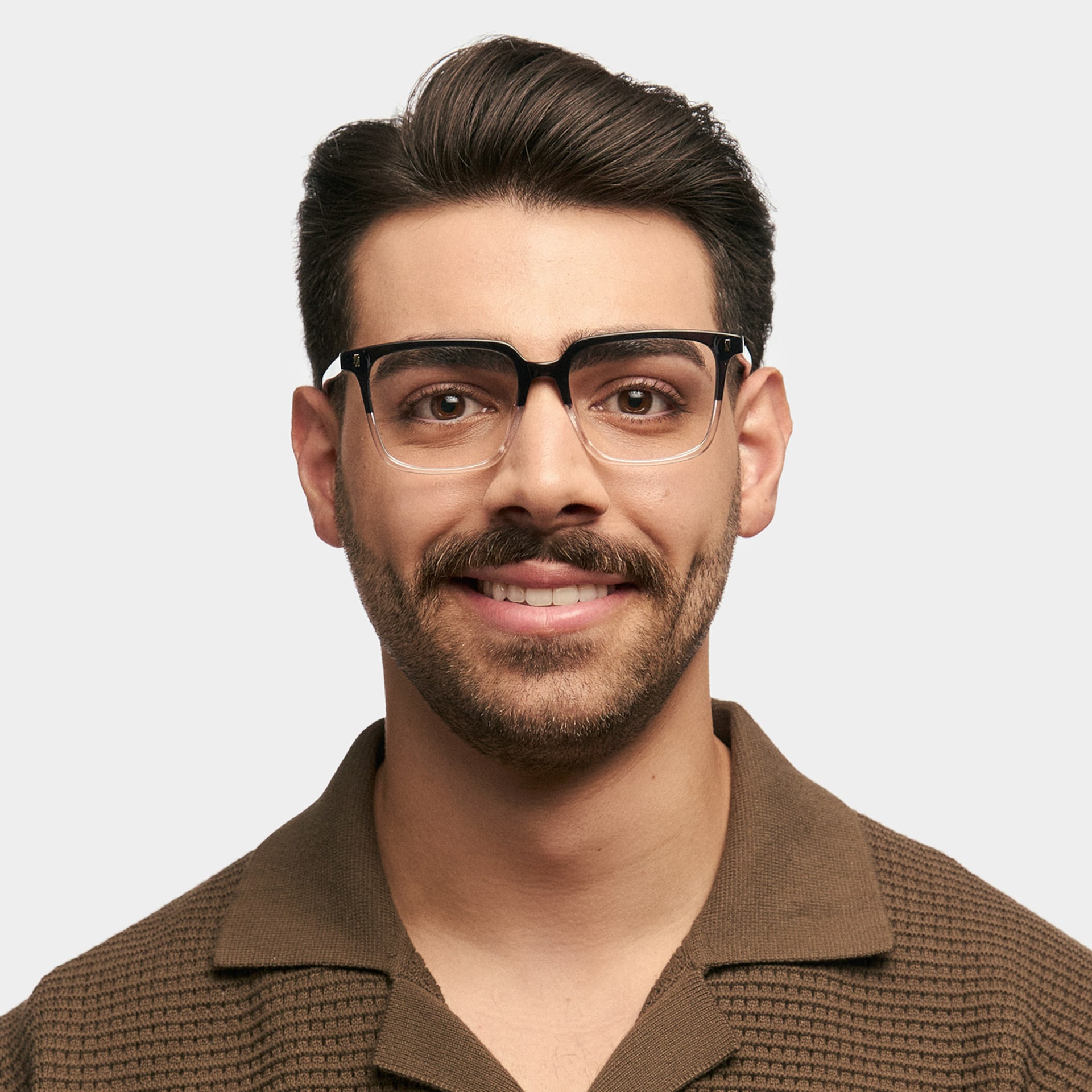 Classy Men's Glasses With Two-Tone Color0