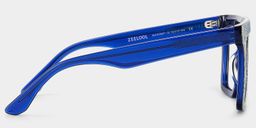 Rubin Denim Blue Square Glasses5