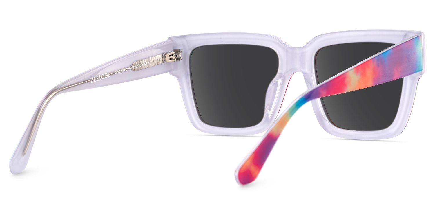 Pop Colorful Rectangle Polarized Sunglasses for Driving | ZEELOOL