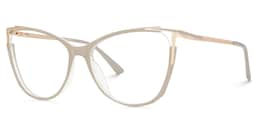 Yomary Cateye Khaki Glasses2