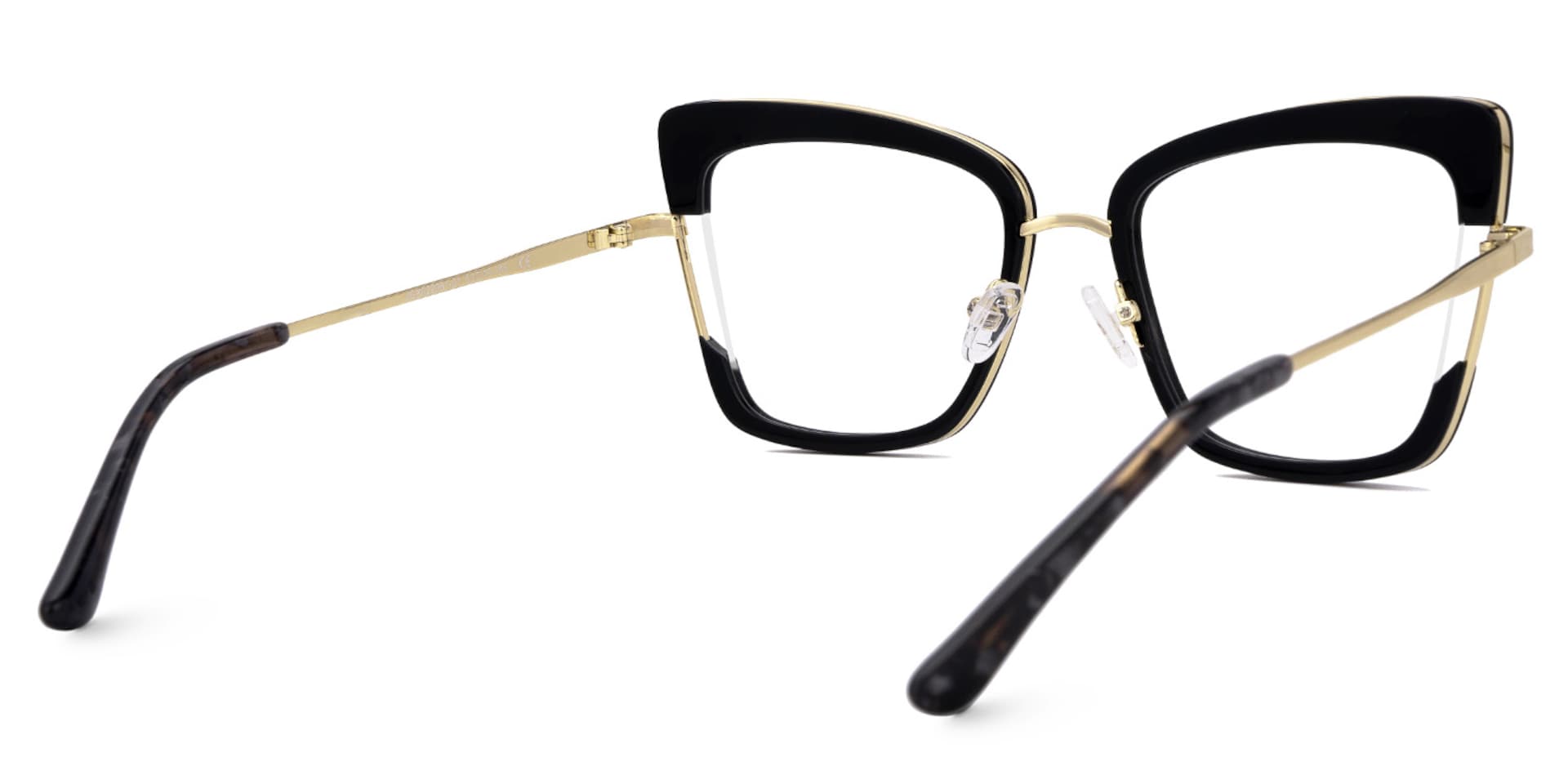 Jeanie Black Eyeglasses with Butterfly Design3